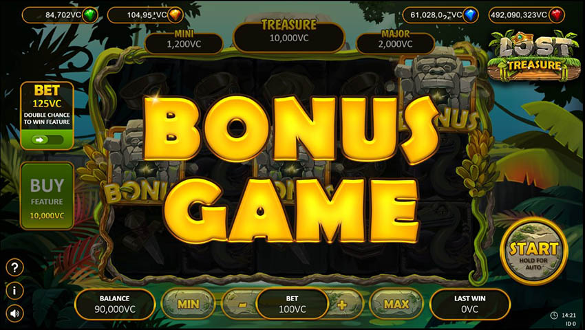Бонусная игра в слоте Lost Treasure от Popok Gaming